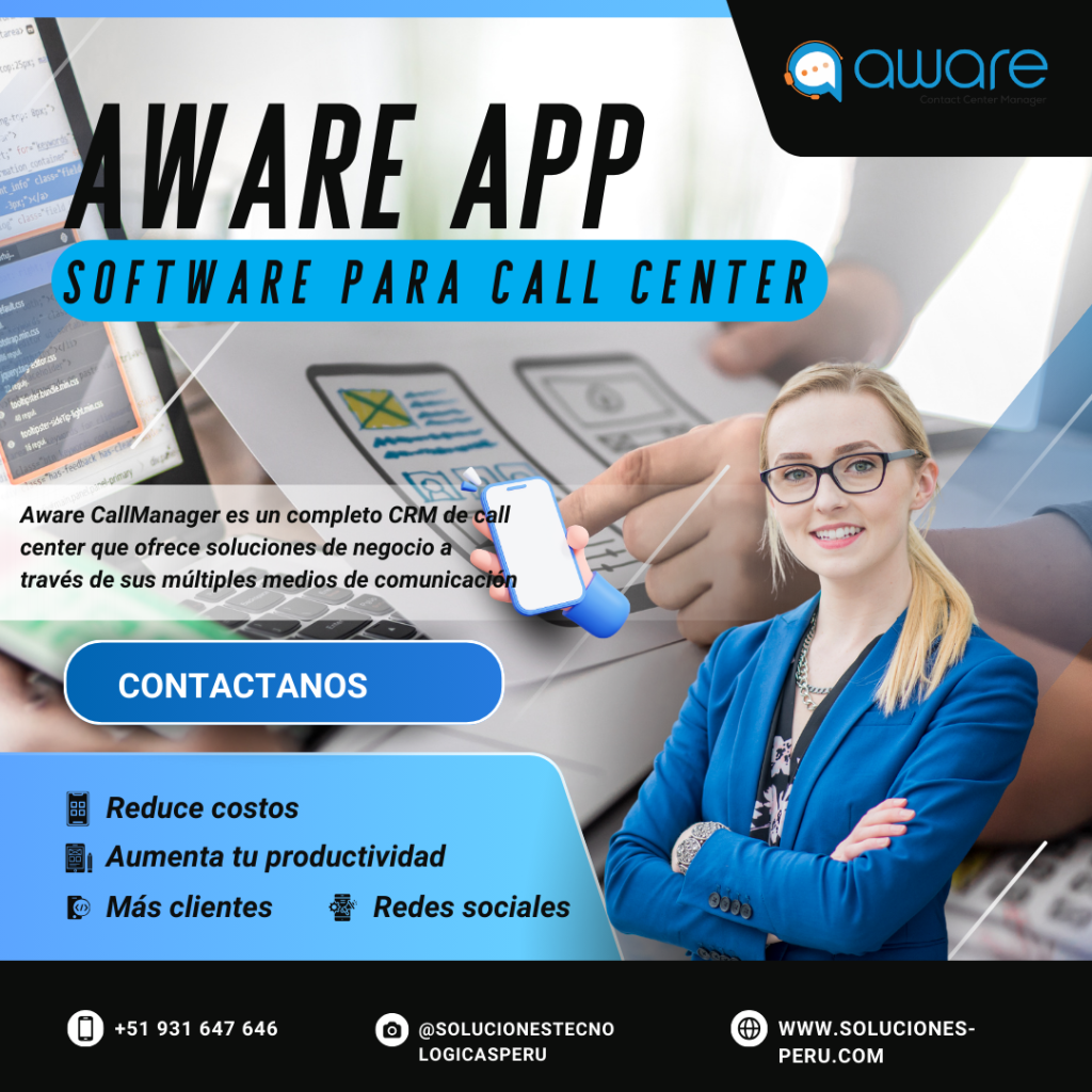 Tecnología para Call Center aware - soluciones tecnologicas